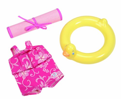 Childrens Toyshop  Spielwaren : Zapf Creation  805251 - Baby Born Schwimmring + Badeset