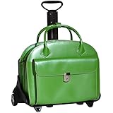 McKlein USA W Series Glen Ellyn Leather Detachable-Wheeled Women's 15.4" Laptop