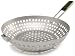 Outdoor Living : Sagaform Green Handled Barbeque Nonstick Grill Wok 5015088
