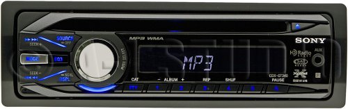 Sony CDXGT340 MP3/WMA Player CD Receiver (Black)