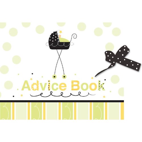 Advice Book w/Ribbon Stroller Fun - 6 Count