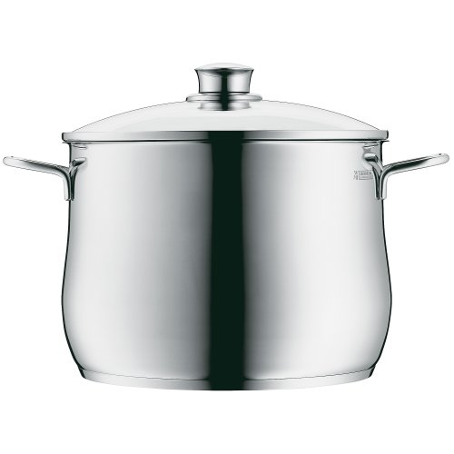 WMF Diadem Plus Stock Pot with Lid, 18/10 Stainless Steel, 24 cm