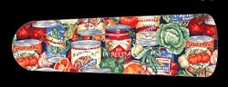 KITCHEN CANNING VEGETABLE PRINT 42" CEILING FAN W/LIGHT