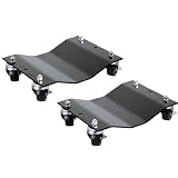 Pentagon Tools Set of (2) 12″ Tire Skates Wheel Dolly Move Your Car on Ball Bearings Skates Reviews