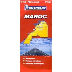 Carte routiere 742 maroc 2008