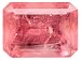 Jewelry : MIN 1.70CT 8X6MM EMERALD CUT RHODOCHROSITE
