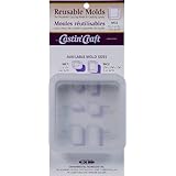 Environmental Technology 3-Inch by 3-Inch by 1-1/16-Inch Castin' Craft Carded Poly Mold, MC-6