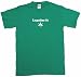 Legalize It Pot Leaf Logo Men's Tee Shirt Large-Kelly Green