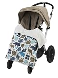 DwellStudio Baby Gio Stroller Blanket, Aqua
