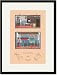 Black Framed/Matted Print 17x23, A Middle-Class Dutch Home