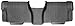 WeatherTech Custom Fit FloorLiners for Toyota Sequoia - 2nd Row (440934), Black