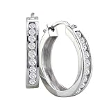 1/4ct Channel Set Diamond Hoops, The Ultimate Basic