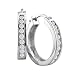 1/2ct Channel Diamond Hoops, The Ultimate Basic