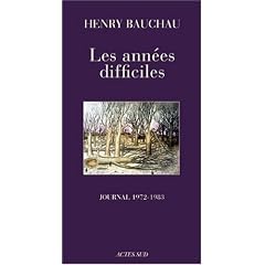 Les Ann�es difficiles : Journal 1972-1983