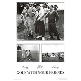 Three Stooges Movie (Golf With Your Friends) Poster Print