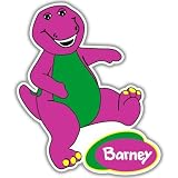 Barney the Dinosaur children decor sticker 5″ x 4″ Barney the Dinosaur children decor sticker 5″ x 4″