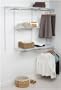 Rubbermaid 3H11 Configurations 3-to-6-Foot Classic Custom Closet Kit, White