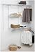 : Rubbermaid 3H11 Configurations 3 to 6 Foot Classic Custom Closet Kit, White