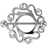 Crystalline Gem Cute Celtic Nipple Shield