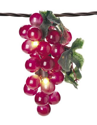 5 Lighted Grape Cluster