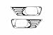 Sizver Chrome fog light covers For 2007-2009 Toyota Camry