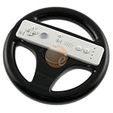 Controller Steering Wheel for Nintendo Wii, Black