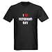 I Veterans Day Love Dark T-Shirt by CafePress