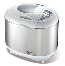 Morphy Richards 48267 Fastbake Breadmaker (Stainless Steel/White)