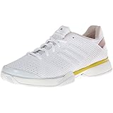 Adidas women's Stella Barricade 8-Core White/Core White/Sake