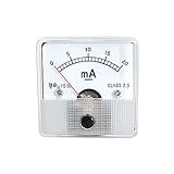 uxcell 電流　アナログ　パネル　電流計　メーター　DC　0－ 20mA