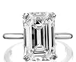 .30 CT D SI2 EMERALD DIAMOND SOLITAIRE 14K WHITE GOLD
