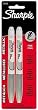 Sharpie Metallic Silver 2-Pack Permanent Marker Pens (1-Card)