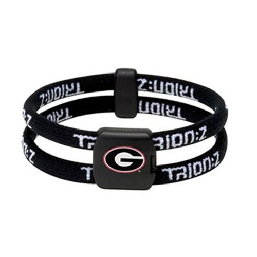 Trion:Z College Series Bracelet – Bulldogs Black/Black – Large (7.9″)
