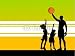 Wallmonkeys Peel and Stick Wall Decals - People Playing Basket Ball - Removable Graphic