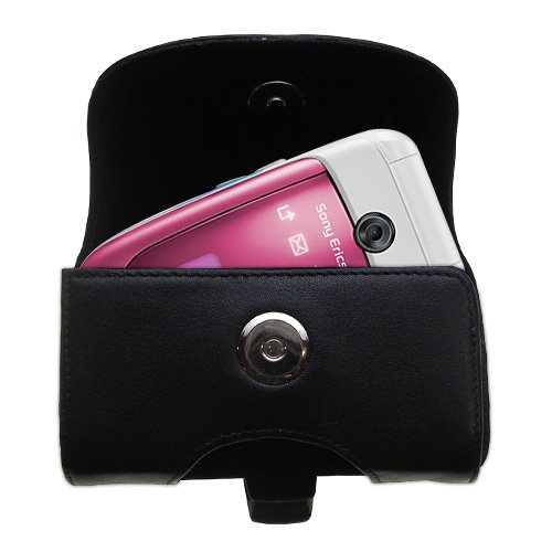Horizontal Leather Case with Belt Clip/Loop for the Sony Ericsson z310i