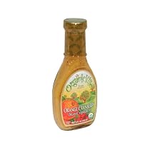 Organicville Orange Cranberry Salad Dressing, Case of Six 8-Ounce Bottles