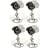 Q-See QD28414C4 4 Pack Weatherproof Outdoor/Indoor Color CCD Camera Kits with 30-Feet Night Vision and Sony Image Sensors