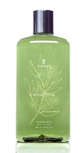 Thymes Liquid Foaming Bath, Eucalyptus, 12.25-Ounce Bottle