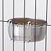 ProSelect Stainless Steel Hanging Pet Cage Bowl, 64-Ounce