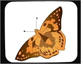 Decorated Mouse Pad with butterfly, invertebrate, nymphalid, insect, pollination, "painted lady", animal, pollinator, arthropod, fjarril