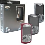 Combo of Black Pama Juno Bluetooth Headset with Dark Red, Gray, White Silicone Skin Cover Case for Blackberry Curve 8330 8300 8320 8310