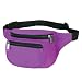 Fantasybag 3-Zipper Fanny Pack-Purple FN-03