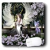 WhiteOak Art Designs Angel Prints - Angel of Thankfulness An Angel with butterflies - Mouse Pads