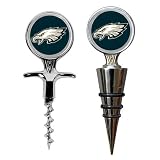 Philadelphia Eagles NFL Cork Screw and Wine Bottle Topper Set