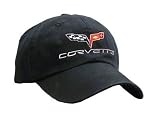 Corvette C6 Black Unstructured Hat