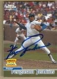 Ferguson Jenkins Autographed/Hand Signed Baseball Card (Chicago Cubs) 1991 Fleer Sports Illustrated