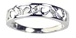 Damen-Ring 9 Karat (375) Wei�gold Gr. 57 (18.1)  11 Diamant A94R14664/BDIA
