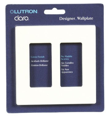 LUTRON ELECTRONICS CW-2-LA CLARO DESIGNER WALL PLATE