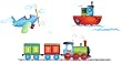 Eurographics DS-LIF1034 Liv und Flo, Boats, Planes und Trains, Decosticker
