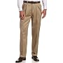 Savane Men's Pleated No-Iron Twill Pant,Fawn,33W 3&hellip Savane